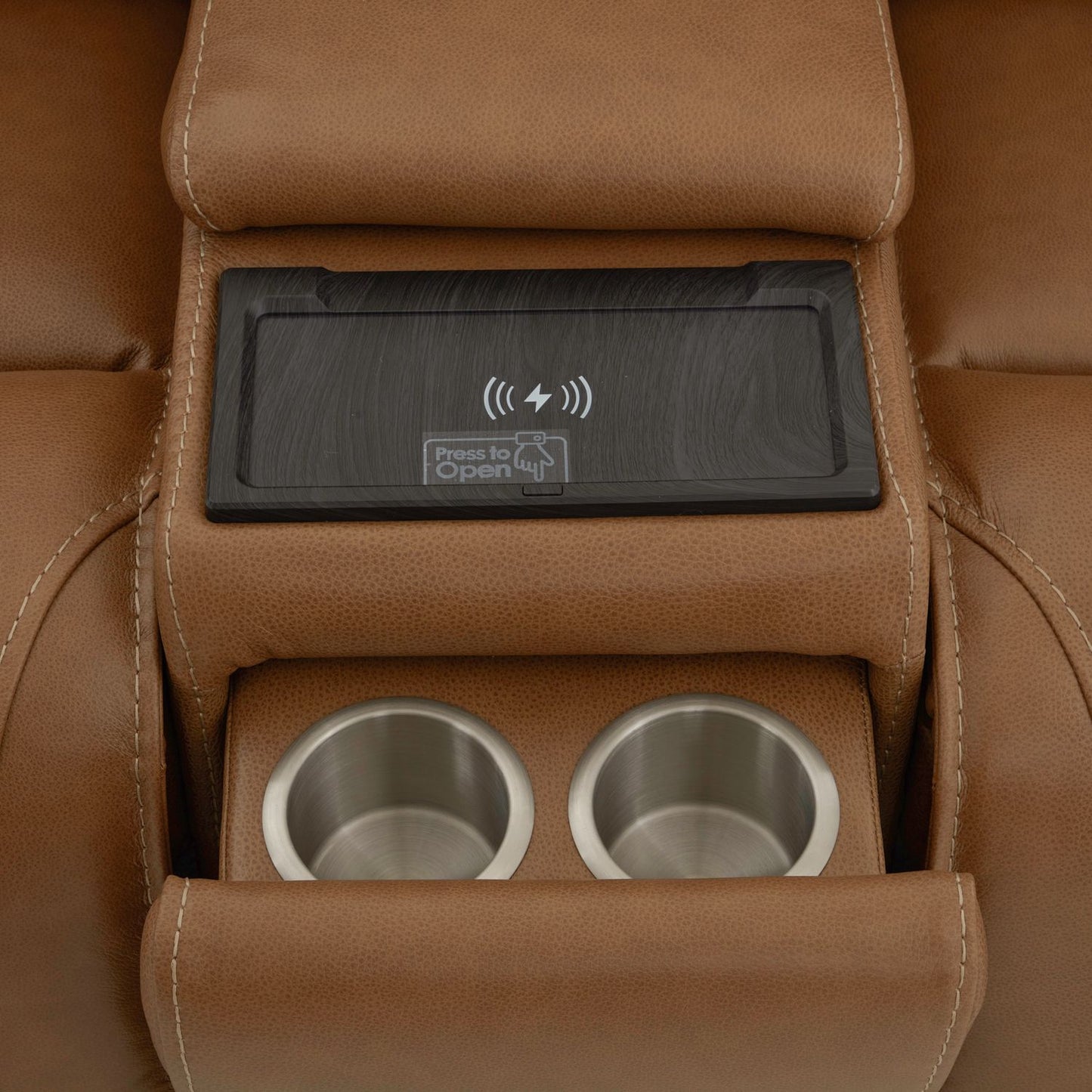 Callihan Butternut Leather Power Recliner