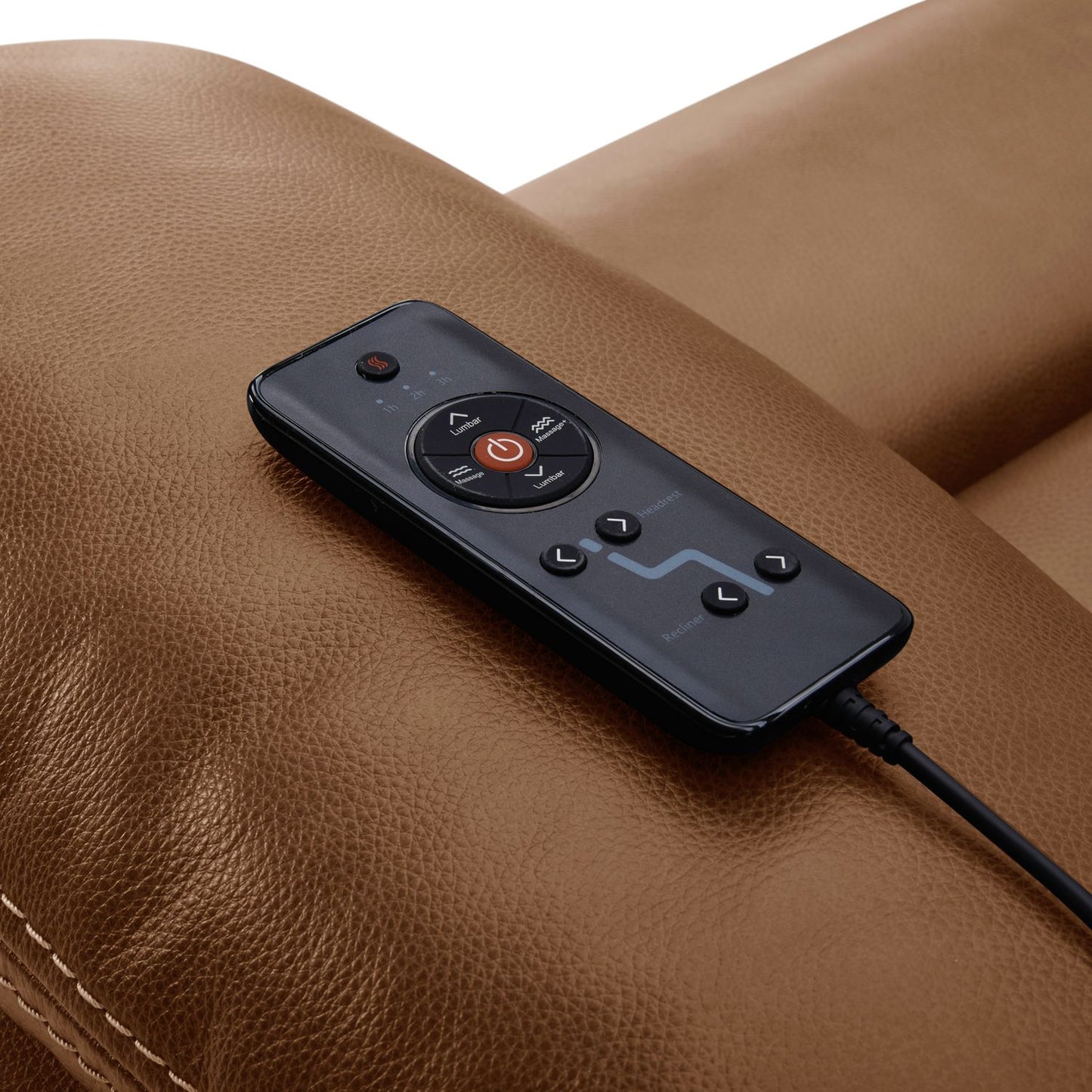Callihan Butternut Leather Power Recliner